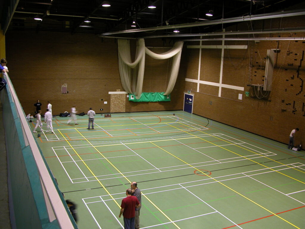 Nottingham University sports hall